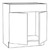 Innovation Cabinetry Harbor Gray Bath Cabinet - UB-VSB24-HG