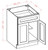 U.S. Cabinet Depot - Oxford Mist - Double Door Single Drawer Base Cabinet - OM-B27