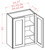 U.S. Cabinet Depot - Oxford Mist - 30" High Wall Cabinets-Double Door - OM-W2730