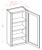 U.S. Cabinet Depot - Oxford Mist - 42" High Wall Cabinets-Single Door - OM-W0942