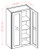 U.S. Cabinet Depot - Oxford Mist - Open Frame Wall Cabinets-Double Door - OM-W2430GD
