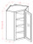 U.S. Cabinet Depot - Oxford Mist - Open Frame Diagonal Corner Wall Cabinets - OM-DCW2430GD