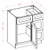 U.S. Cabinet Depot - Oxford Mist - Vanity Combo Base Cabinet-Drawers Right - OM-V3021DR