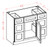 U.S. Cabinet Depot - Oxford Mist - Vanity Double Drawer Base Cabinet - OM-VDDB42