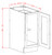 U.S. Cabinet Depot - Oxford Toffee - Single Full Height Door Base Cabinet - OT-B12FH