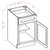 U.S. Cabinet Depot - Oxford Toffee - Single Door Single Drawer Base Cabinet - OT-B21