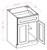 U.S. Cabinet Depot - Oxford Toffee - Double Door Single Drawer Base Cabinet - OT-B24