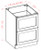 U.S. Cabinet Depot - Oxford Toffee - 2 Drawer Base Cabinet - OT-2DB24