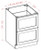 U.S. Cabinet Depot - Oxford Toffee - 2 Drawer Base Cabinet - OT-2DB30