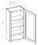 U.S. Cabinet Depot - Oxford Toffee - 42" High Wall Cabinets-Single Door - OT-W1242
