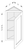 Cab-Tec Shaker White Kitchen Cabinet - SW-WEC1236