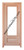 Prestige Entries - Slab Only - Full Lite 1 Lite 1 Panel Single Square Open Insulated Glass 1 3/4" x 3'0" W x 8'0" H Mahogany Slab Only