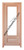 Prestige Entries - Slab Only - Full Lite 1 Lite 1 Panel Single Square Clear Insulated Glass 1 3/4" x 3'0" W x 8'0" H Mahogany Slab Only