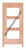 Prestige Entries - Slab Only - 3 Lite Square Top Modern TDL  Pattern Insulated Glass 1 3/4" x 3'0 W x 6'8 H Mahogany Slab Only