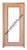Prestige Entries - Slab Only - Full Lite 1 Lite Double Square Cotswold Insulated Glass 1 3/4" x 6'0" W x 6'8" H Mahogany Slab Only