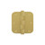 Viaggio Circolo 3.5" Button Tip Residential Hinge with 5/8" Radius Corners in Satin Brass - 602836-CLOCLO-SB-RES
