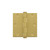 Viaggio Circolo 3.5" Button Tip Residential Hinge with Square Corners in Satin Brass - 602838-CLOCLO-SB-RES
