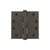 Viaggio Circolo 4" Button Tip Heavy Duty Hinge with Square Corners in Titanium Gray - 602841-CLOCLO-TG-HD