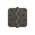Viaggio Circolo 4" Button Tip Residential Hinge with 5/8" Radius Corners in Titanium Gray - 602843-CLOCLO-TG-RES
