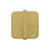 Viaggio Circolo 4" Button Tip Residential Hinge with 5/8" Radius Corners in Satin Brass - 602850-CLOCLO-SB-RES