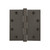 Viaggio Circolo 4.5" Button Tip Heavy Duty Hinge with Square Corners in Titanium Gray - 602855-CLOCLO-TG-HD