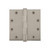 Viaggio Circolo 4.5" Button Tip Heavy Duty Hinge with Square Corners in Satin Nickel - 602859-CLOCLO-SN-HD