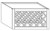 Life Art Cabinetry - Wall Wine Rack Cabinet - WRC3618 - Lancaster Blue
