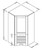 Styl Cabinets Melamine Kitchen Cabinet - CDAG24X48-NORMANDY
