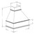 Styl Cabinets Melamine Kitchen Cabinet - F2HOOD30X45-NORMANDY