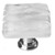 Sietto Hardware - Glacier Collection - Blue-Grey Base Knob - Polished Chrome - K-204