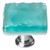 Sietto Hardware - Glacier Collection - Aqua Base Knob - Polished Chrome - K-207