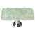 Sietto Hardware - Glacier Collection - Spruce Green Long Base Knob - Oil Rubbed Bronze - LK-201