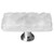 Sietto Hardware - Glacier Collection - Blue-Grey Long Base Knob - Polished Chrome - LK-204