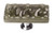 Sietto Hardware - Glacier Collection - Silver Grey Long Base Knob - Oil Rubbed Bronze - LK-206