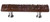Sietto Hardware - Glacier Collection - Woodland Brown Base Pull 3" (c-c) - Polished Chrome - P-209