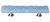 Sietto Hardware - Glacier Collection - Powder Blue Base Pull 3" (c-c) - Oil Rubbed Bronze - P-215