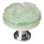 Sietto Hardware - Glacier Collection - Spruce Green Round Base Knob - Oil Rubbed Bronze - R-201