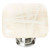 Sietto Hardware - Cirrus Collection - Vanilla & White Mardi Gras Base Knob - Oil Rubbed Bronze - K-500