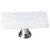 Sietto Hardware - Skinny Glacier Collection - White Long Base Knob - Oil Rubbed Bronze - SLK-212