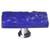 Sietto Hardware - Skinny Glacier Collection - Deep Cobalt Blue Long Base Knob - Oil Rubbed Bronze - SLK-221