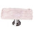 Sietto Hardware - Skinny Glacier Collection - Rose Long Base Knob - Polished Chrome - SLK-228