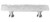 Sietto Hardware - Skinny Glacier Collection - Blue-Grey Base Pull 3" (c-c) - Polished Chrome - SP-204