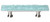 Sietto Hardware - Skinny Glacier Collection - Light Aqua Base Pull 3" (c-c) - Oil Rubbed Bronze - SP-208