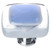 Sietto Hardware - Reflective Collection - Sky Blue Base Knob - Satin Nickel - K-704