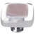 Sietto Hardware - Reflective Collection - Purple Base Knob - Satin Nickel - K-718
