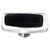 Sietto Hardware - Reflective Collection - Black Long Base Knob - Satin Nickel - LK-700