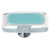 Sietto Hardware - Reflective Collection - Aqua Long Base Knob - Polished Chrome - LK-708