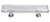 Sietto Hardware - Reflective Collection - Blue-Grey Base Pull - Oil Rubbed Bronze - P-710