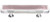 Sietto Hardware - Reflective Collection - Purple Base Pull - Polished Chrome - P-718