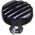 Sietto Hardware - Texture Collection - Reed Black Round Base Knob - Oil Rubbed Bronze - R-802